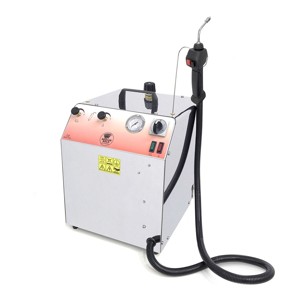 EOLO Pulitore LP02 C M Professionale Generatore Vapore Pulizia Sanificazione Igienizzazione Disinfestazione Ambiente Superfici Macchina Pulitrice Potente Studi Medici Laboratori Officine Anticalcare Made in Italy Garanzia 5 Anni Efficienza A++