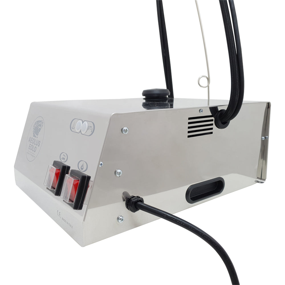 Sistema stirante professionale GVK10 RA con Caldaia in Acciaio inox AISI 304 Ricarica automatica e Resistenza esterna anticalcare Classe energetica A++ Made in Italy Garanzia 5 anni