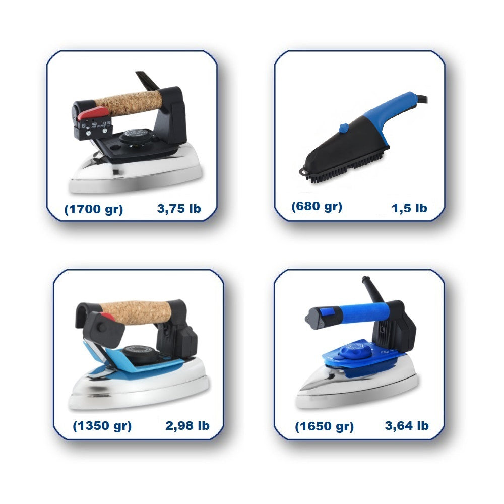 Sistema stirante professionale AV03 con Caldaia in rame a Risparmio energetico e Resistenza esterna anticalcare (3,5 L) Classe Energetica A++ Made in Italy Garanzia 5 anni