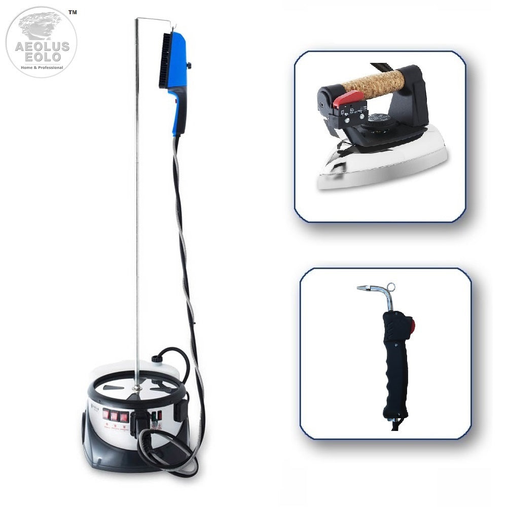 Sistema stirante professionale AV04 TRIPLE RA con Caldaia in rame a Risparmio energetico e Resistenza esterna anticalcare (2,4 L) Classe Energetica A++ Made in Italy Garanzia 5 anni
