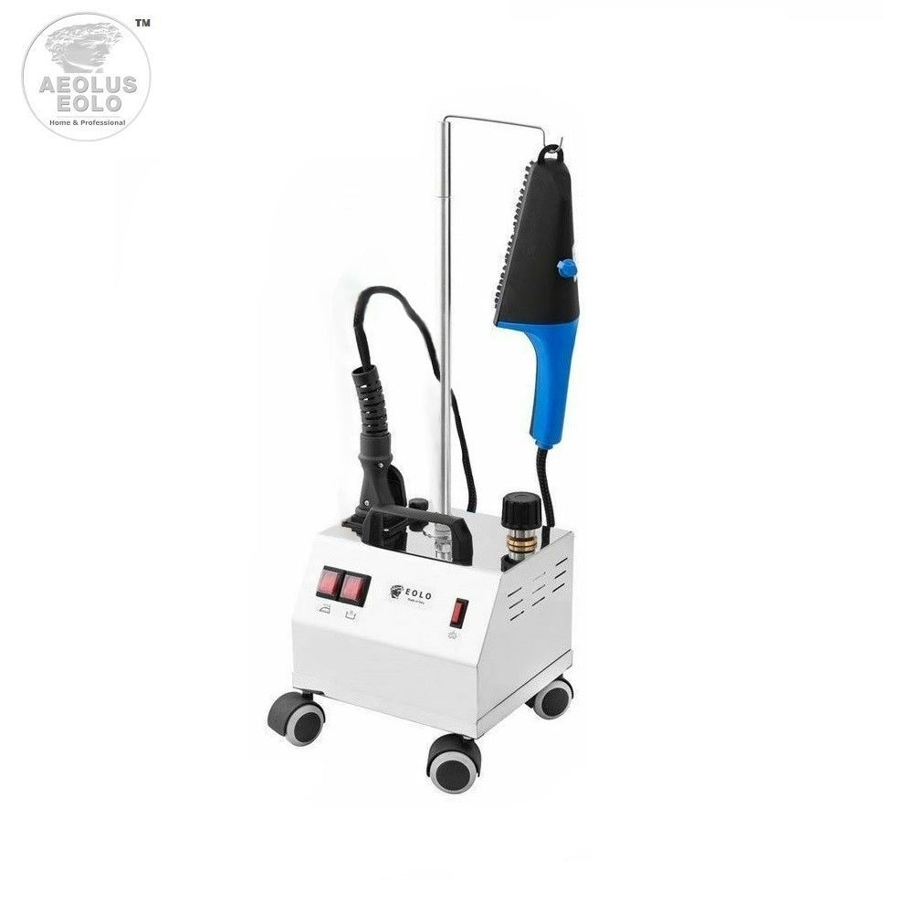 Sistema stirante professionale AV02 INOX con Caldaia in rame a Risparmio energetico e Resistenza esterna anticalcare (2 L) Classe energetica A++ Made in Italy Garanzia 5 anni