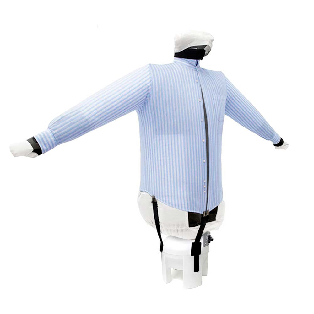 EOLO Stiracamicie SA01 ECO Stira Asciuga in Automatico Camicie Camicette Polo Maglie Felpe StirAsciugatore Stiratrice Asciugatrice Manichino Aria Calda Stiro Verticale Ferro da Stiro Professionale 3 Programmi Made in Italy Garanzia 5 Anni Efficienza A++