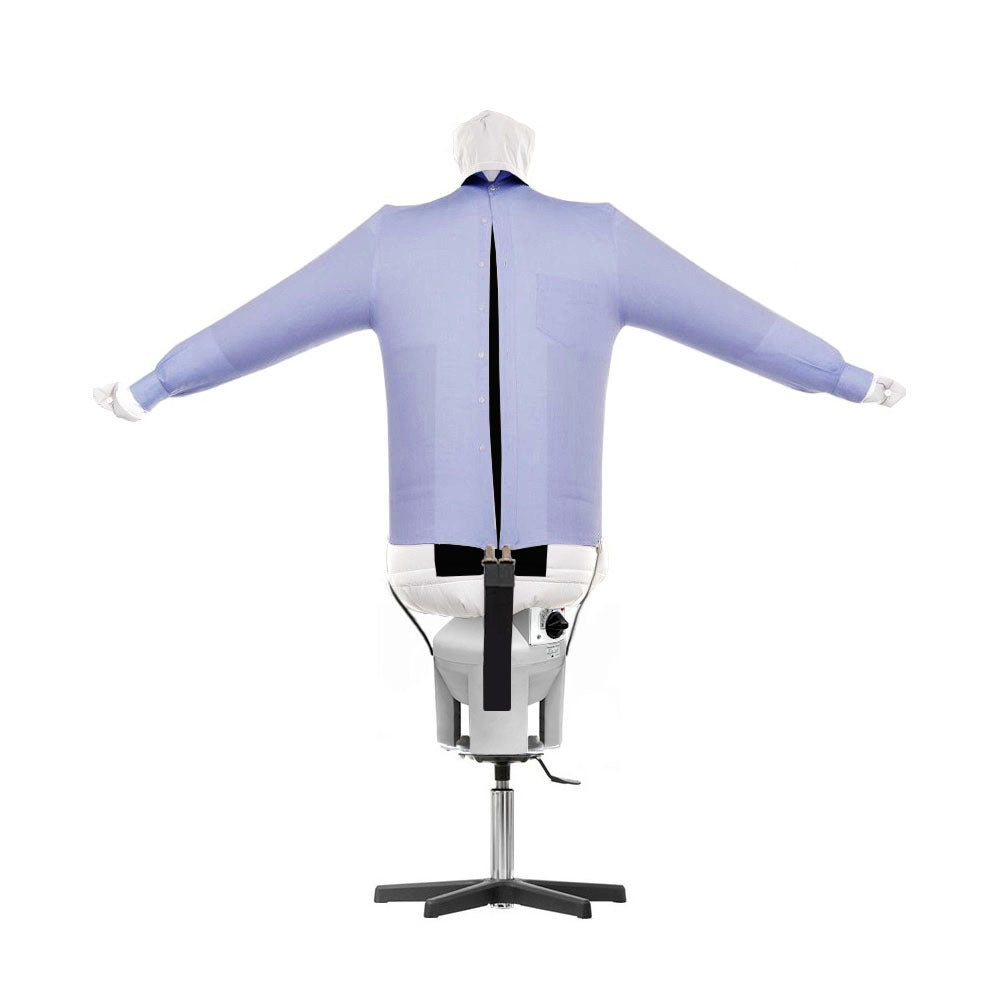 EOLO Stiratore SA07 S SELF ECO Stirasciuga in Automatico Camicette Polo Maglie Asciugatrice Stira Camicie Manichino Aria Calda Stiratore Verticale Ferro da Stiro Professionale Robot Stirapanni 3 Programmi Made in Italy Garanzia 5 Anni Efficienza A++