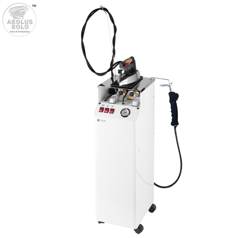 Sistema stirante Professionale AV01 FP RA con Caldaia in rame a Risparmio energetico Resistenza esterna anticalcare e Ricarica automatica Classe energetica A++ Made in Italy Garanzia 5 anni