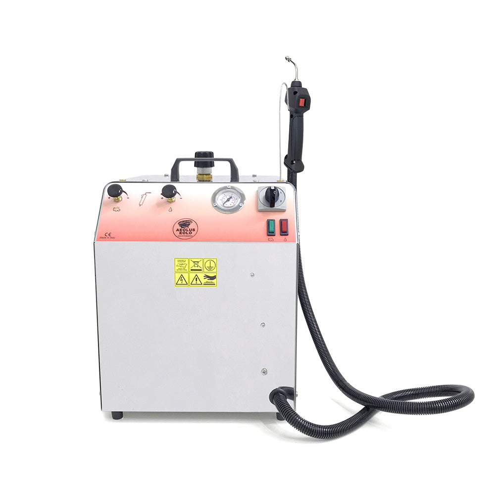 EOLO Pulitore LP02 C M Professionale Generatore Vapore Pulizia Sanificazione Igienizzazione Disinfestazione Ambiente Superfici Macchina Pulitrice Potente Studi Medici Laboratori Officine Anticalcare Made in Italy Garanzia 5 Anni Efficienza A++