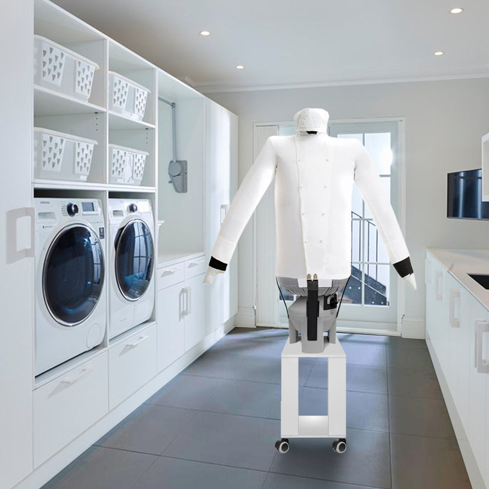 EOLO Stirasciugatore SA16 SP INOX Stira Asciuga Automatico Camicie Camicette Pantaloni Jeans Stendiasciuga Professionale Stiratrice Asciugatrice Manichino Ferro da Stiro Gonfiabile Stira Verticale 2 Programmi Made in Italy Garanzia 5 Anni Efficienza A++