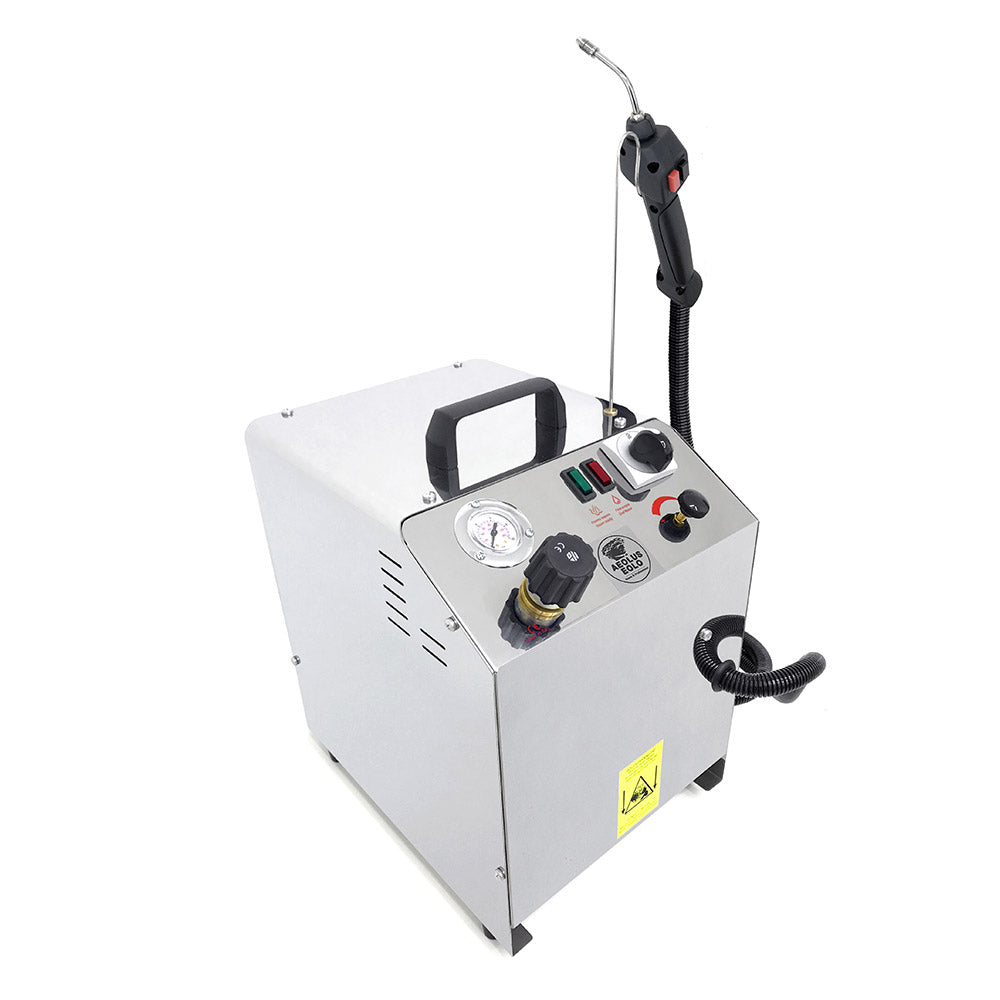 EOLO Pulitore LP02 SM Professionale Multiuso Pistola a Vapore Pulizia Disinfestazione Sanificazione Igienizzazione Superfici Laboratori Studi Medici Officine Orefici Potente Vaporetto Pulitrice Anticalcare Made in Italy Garanzia 5 Anni Efficienza A++