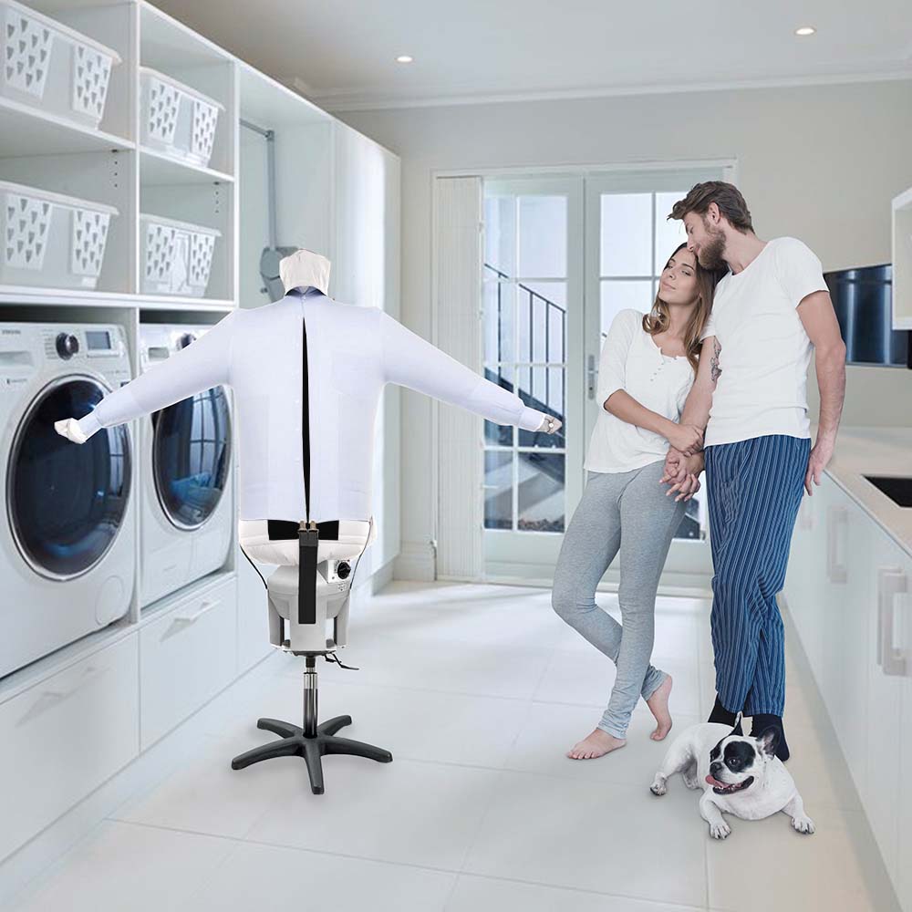 EOLO Stirasciugatore Verticale SA07 SP SELF ECO Stira Asciuga in Automatico Camicie Pantaloni Jeans Stiratrice Asciugatrice Manichino Aria Calda Robot Stiro Verticale Ferro da Stiro Professionale 3 Programmi Made in Italy Garanzia 5 Anni Efficienza A++