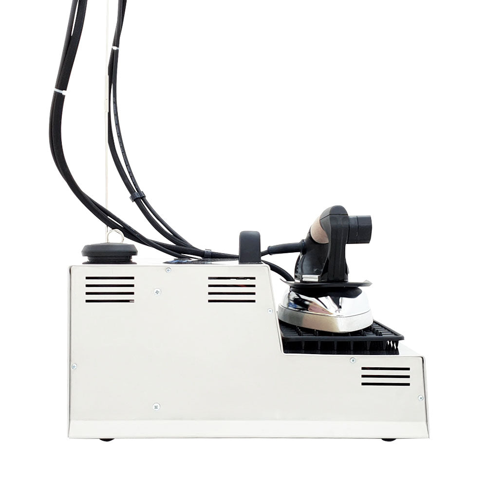 Sistema stirante professionale GVK12 RA con Boiler in Acciaio inox AISI 304 Ricarica automatica e Resistenza esterna anticalcare e Display elettronico Made in Italy Garanzia 5 anni