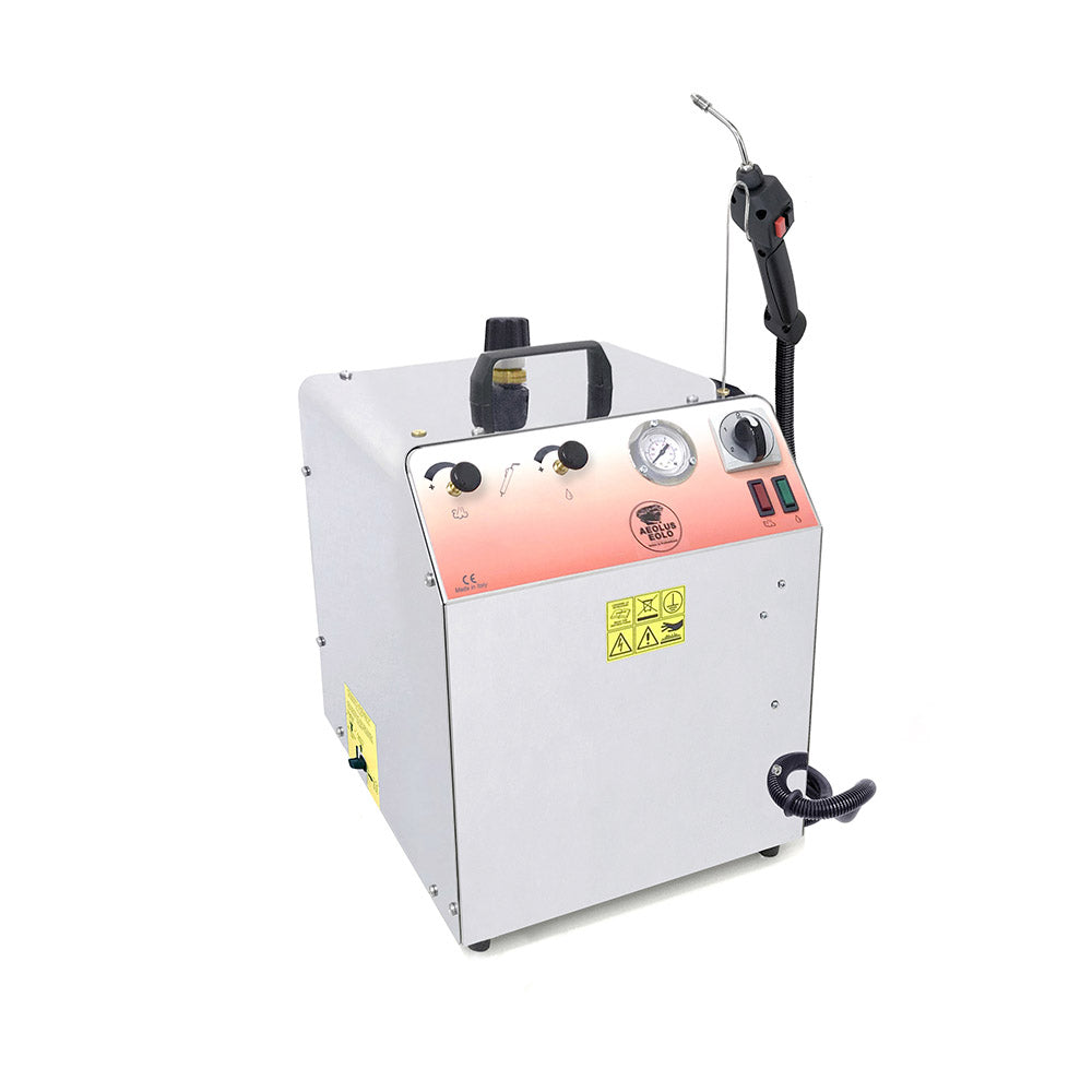 EOLO Pulitore LP02 C M Professionale Generatore Vapore Pulizia Sanificazione Igienizzazione Disinfestazione Ambiente Superfici Macchina Pulitrice Potente Studi Medici Laboratori Officine Anticalcare Made in Italy Garanzia 5 Anni Efficienza A++