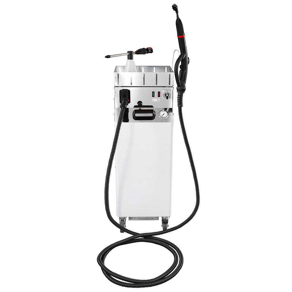 EOLO Pulitore AV05 T RA a Vapore Secco Saturo Professionale Ricarica Automatica Pulitore Multiuso Lavasuperfici Sanifica Igienizza Disinfetta Studi Medici Laboratori Vaporetto Pulizia Potente Anticalcare Made in Italy Garanzia 5 Anni Efficienza A++
