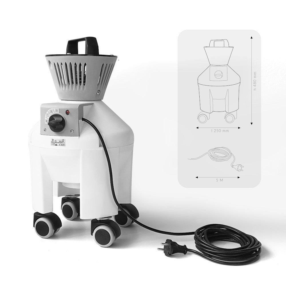 EOLO Purificatore d'Aria LPV400 AIR PRO 3P Dotato di 2 Filtri Professionali Made in Italy Garanzia 5 Anni Efficienza A++