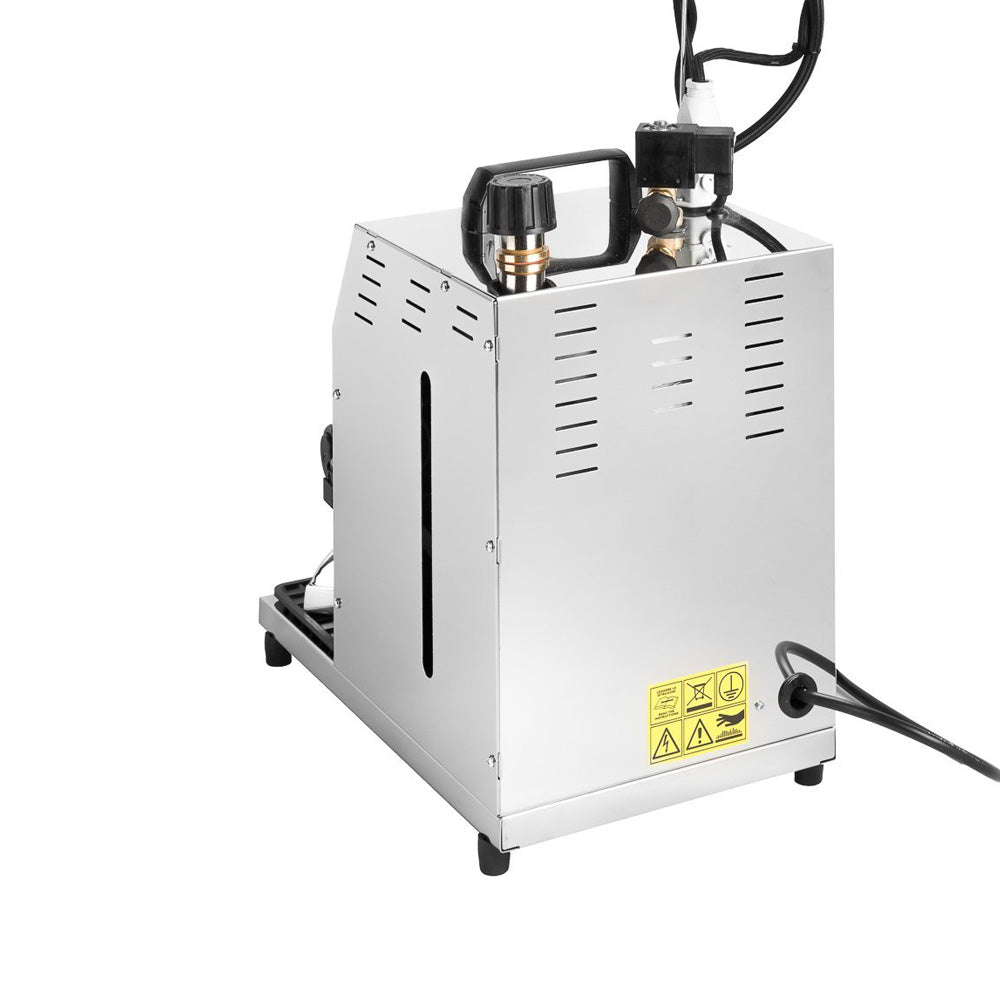 Sistema stirante professionale GV12 INOX con Caldaia in Rame a Risparmio Energetico e Resistenza esterna anticalcare (5 L) Made in Italy Garanzia 5 anni