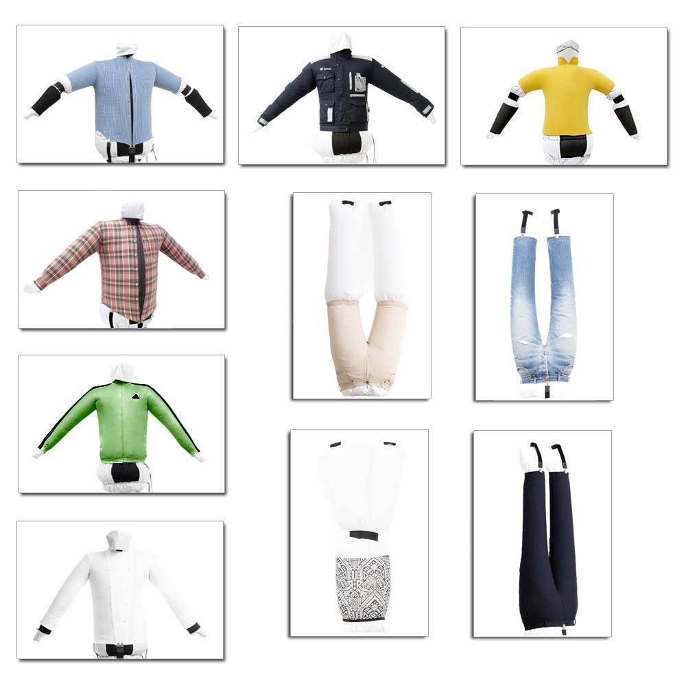 EOLO Stiracamicie Pantaloni SA04 INOX Stira Asciuga Automatico Camicie Pantaloni StirAsciuga Robot Aria Calda Manichino Ferro da Stiro Verticale StirAsciugatrice Professionale Asciugabiancheria 2 Programmi Made in Italy Garanzia 5 Anni Efficienza A++