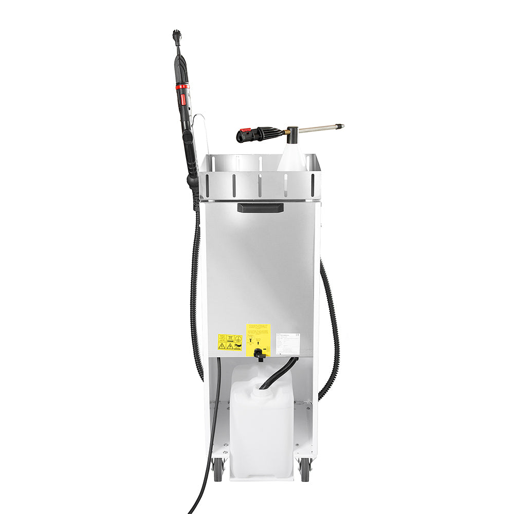 EOLO Pulitore AV05 T RA a Vapore Secco Saturo Professionale Ricarica Automatica Pulitore Multiuso Lavasuperfici Sanifica Igienizza Disinfetta Studi Medici Laboratori Vaporetto Pulizia Potente Anticalcare Made in Italy Garanzia 5 Anni Efficienza A++