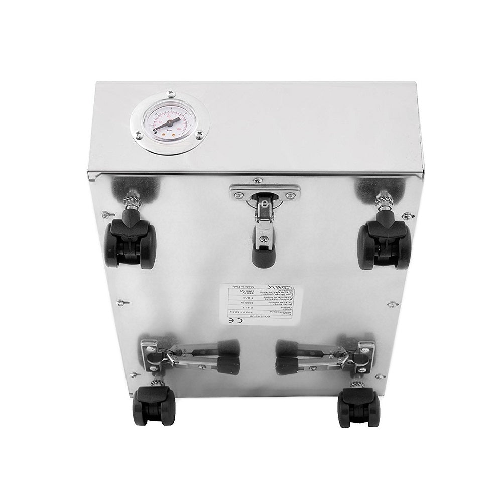 Sistema stirante professionale GV11 INOX con Caldaia in Rame a Risparmio energetico e Resistenza Esterna anticalcare (2,4 L) Made in Italy Garanzia 5 anni