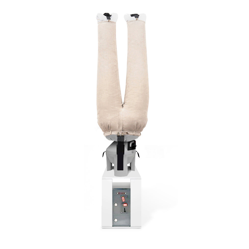 EOLO Stira Pantaloni SA17 P SELF INOX con Gettoniera Stiratore Asciuga Automatico Pantaloni Jeans Bermuda Stirasciuga Panni Professionale Stiratrice Asciugatrice Manichino Aria Calda Stiro Ferro 2 Programmi Made in Italy Garanzia 5 Anni Efficienza A++