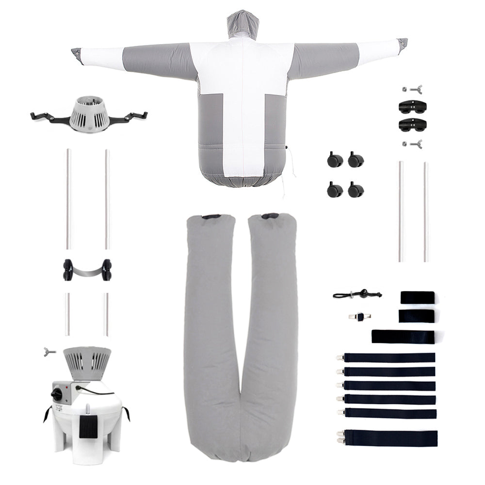 EOLO Stirasciuga SA04 RE ECO Stira Camicie Pantaloni Stiro Professionale Asciuga in Automatico Asciugatrice Stira Vestiti Manichino Aria Calda Ferro da Stiro Verticale Bambola Gonfiabile 3 Programmi 4 Ruote Made in Italy Garanzia 5 Anni Efficienza A++