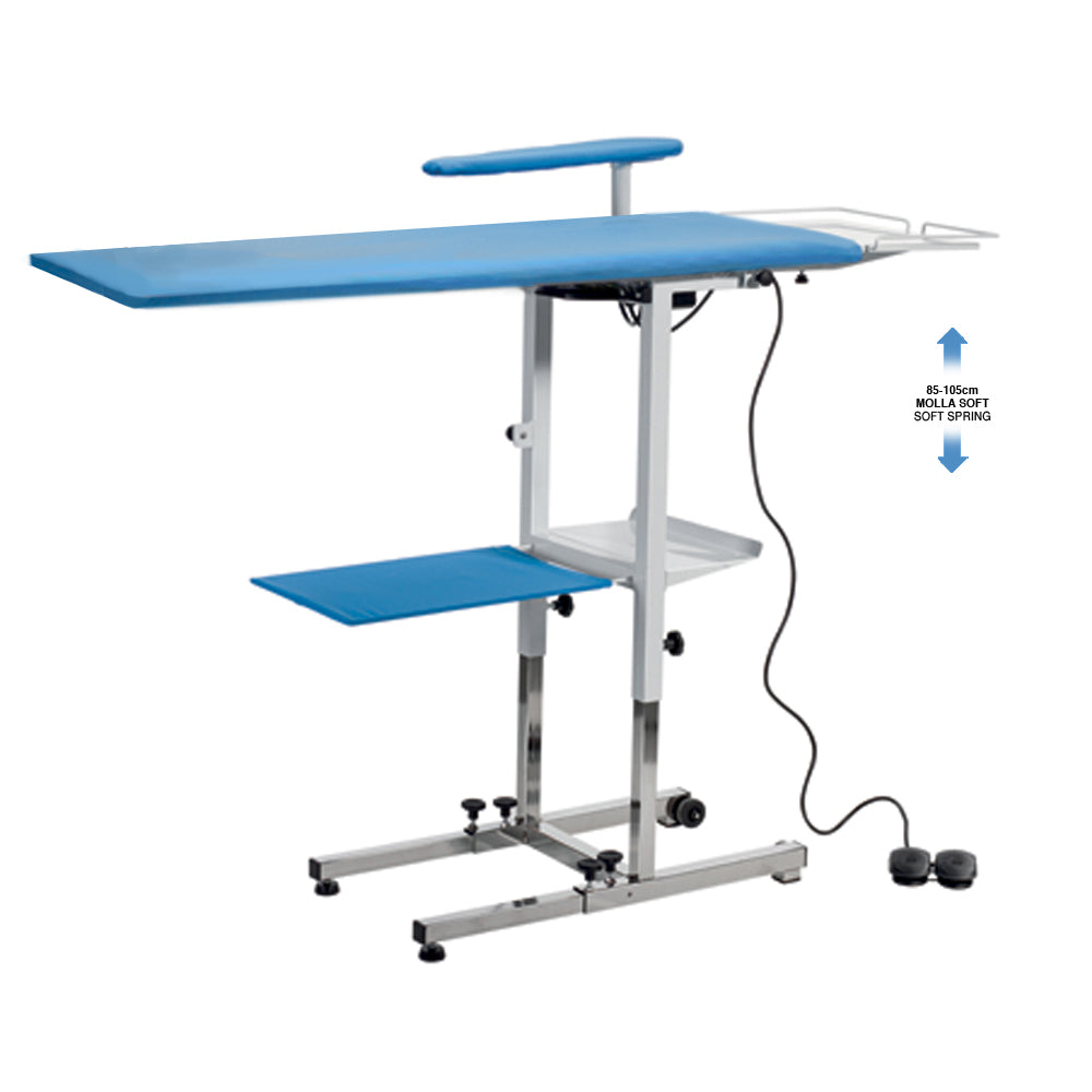 EOLO Tavolo da Stiro AT12 R (112x58 cm) Professionale Rettangolare Pieghevole Motore Aspirante con Piano Riscaldato Altezza Regolabile in Italy Made in Italy Garanzia 5 Anni Efficienza A++
