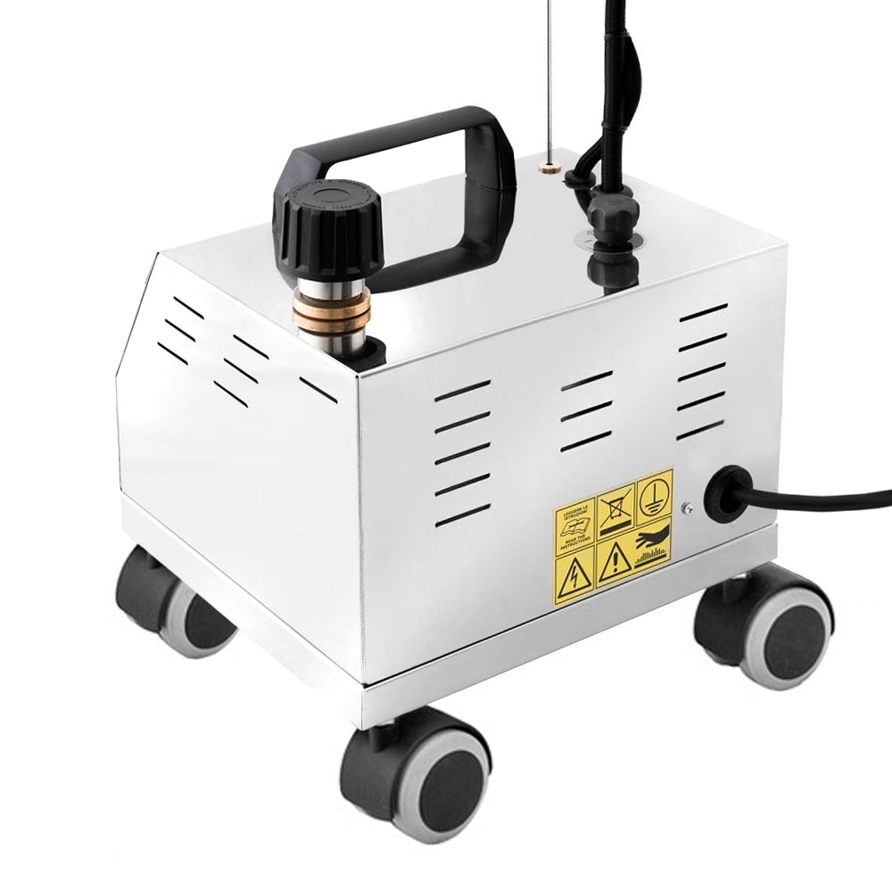 Sistema stirante professionale AV02 DUAL INOX con Caldaia in rame a Risparmio energetico e resistenza esterna anticalcare (2 L) Classe Energetica A++ Made in Italy Garanzia 5 anni
