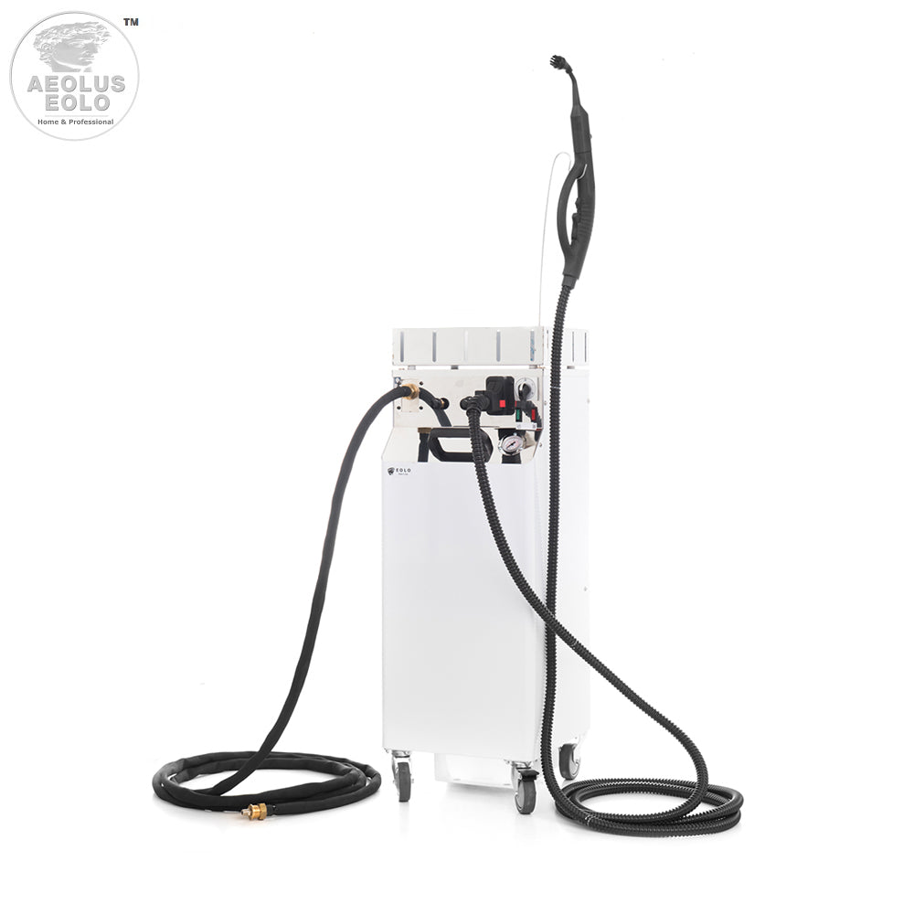 EOLO Pulitrice AV05 T PLUS DUAL RA Ricarica Automatica Multiuso Pulizia Professionale 2 Uscite Vapore Superfici Disinfestazione Igienizzazione Studi Medici Officine Vaporetto Pulitore Potente Anticalcare Made in Italy Garanzia 5 Anni Efficienza A++