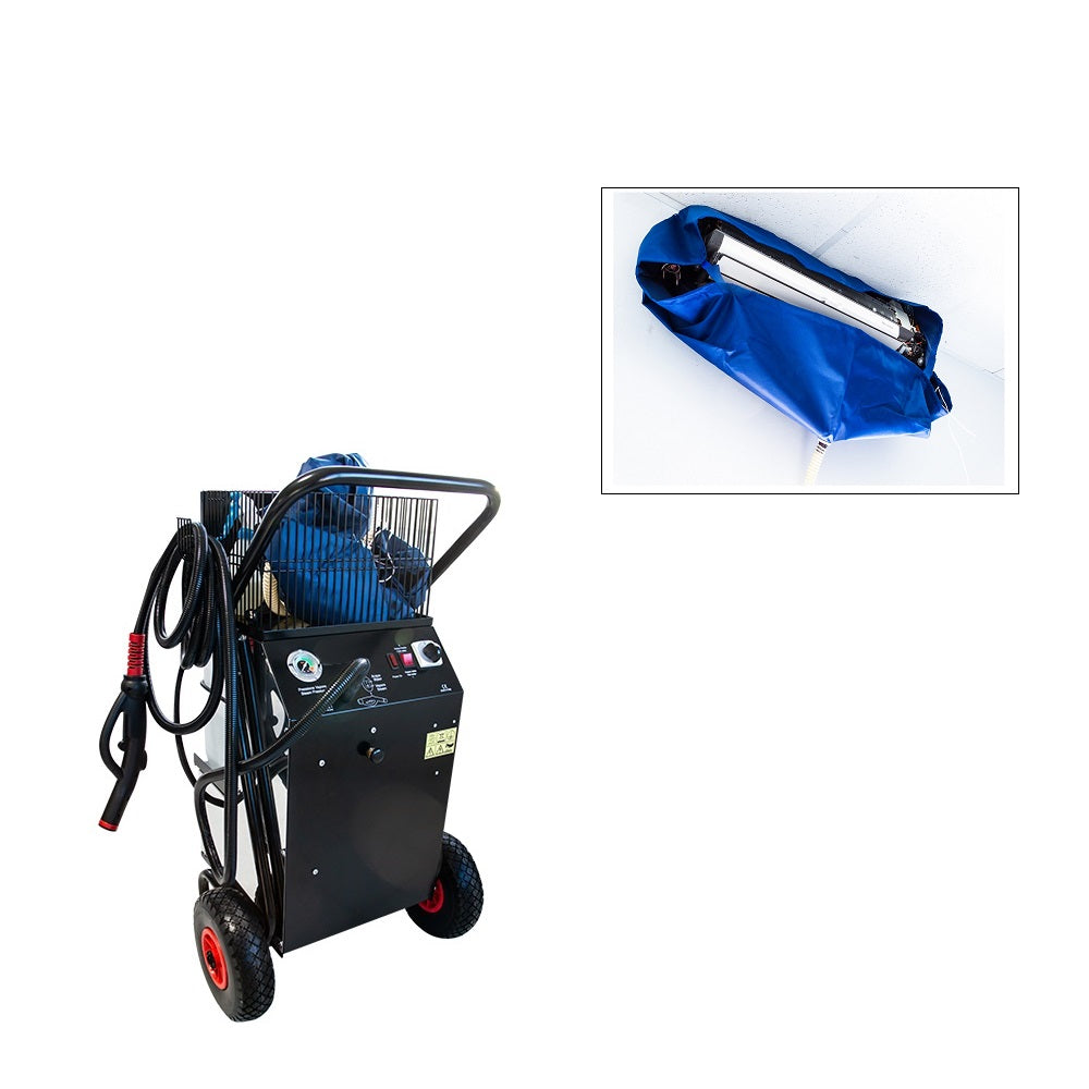 EOLO Sistema Pulente AV06 S RA Vapore Lava Pulitrice Professionale Macchina Pulitore Climatizzatori Split Motori Tessuti Superfici Sanificante Disinfettante Ambiente Kit Pulizia Anticalcare Made in Italy Garanzia 5 Anni Efficienza A++