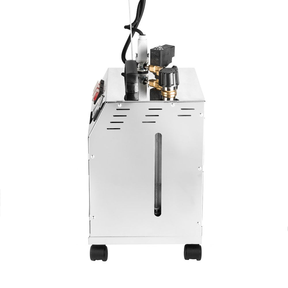EOLO Sistema Pulente GV06P INOX Vapore Lava Pavimenti Professionale Macchina Pulitore Tappezzeria Tessuti Vaporetto Spazzola per Sanificare Igienizzare Disinfettare Ambiente Kit Pulizia Auto Anticalcare Made in Italy Garanzia 5 Anni Efficienza A++