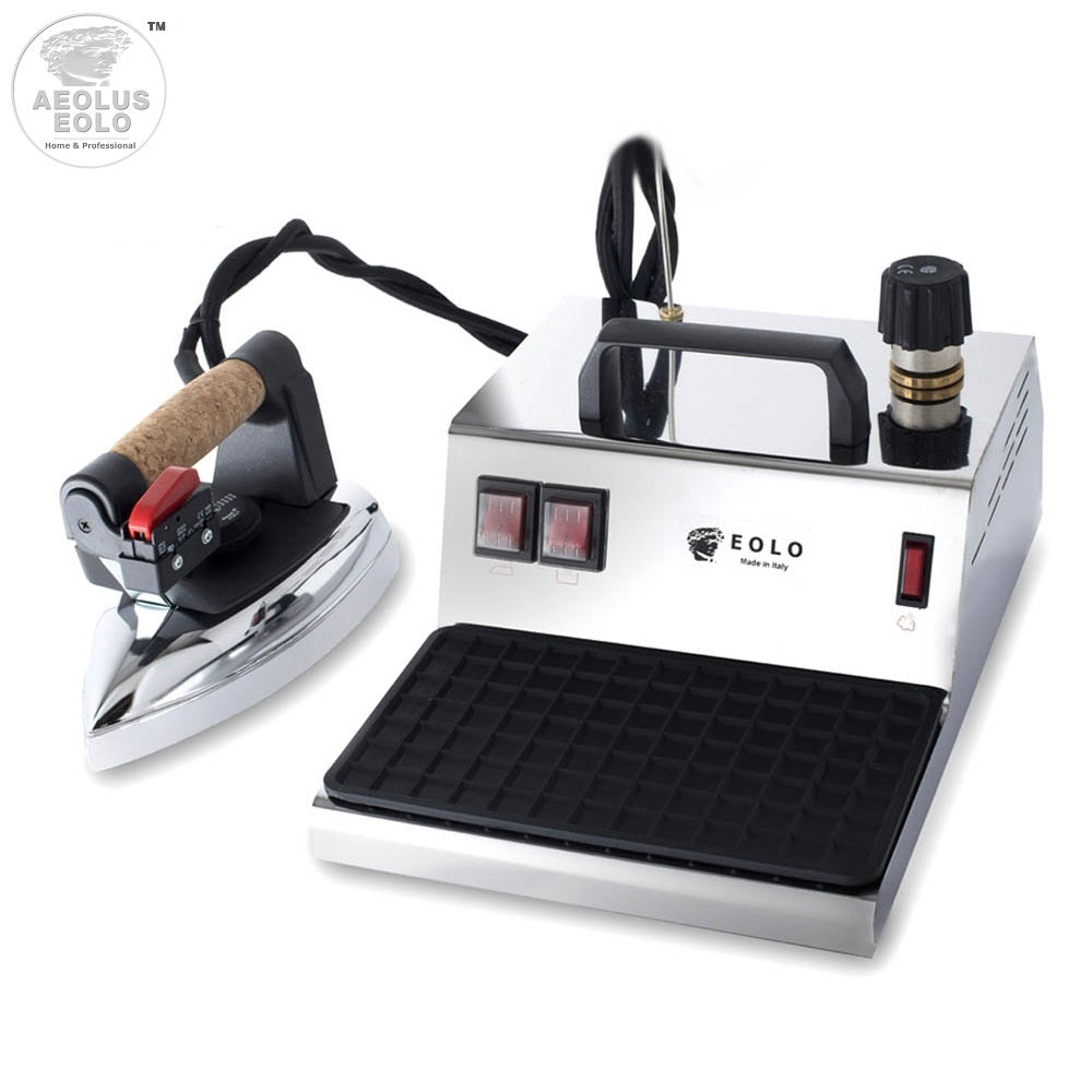 Sistema stirante professionale GV07 INOX con caldaia in rame a risparmio energetico e resistenza esterna anticalcare (1,5 L) Made in Italy Garanzia 5 anni