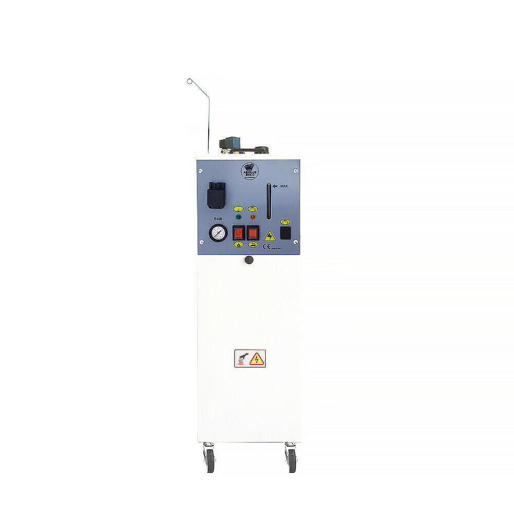 EOLO Sistema Stirante GVK17 TOP INOX Professionale con Caldaia in Acciaio Inox AISI 304 e Resistenza Esterna Anticalcare (4,5 L.) Made in Italy Garanzia 5 Anni Efficienza A++