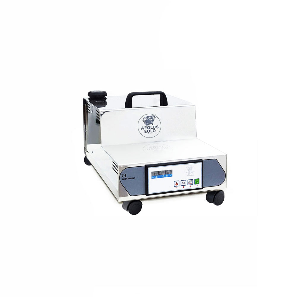 EOLO Generatore di Vapore GV6P CLEAN INOX RA Professionale Lavasuperfici Disinfesta Lavavetri Pulitore Vaporetto Potente Kit Accessori Pulizia Igienizzazione Set Divani Tessuti Sedili Auto Anticalcare Made in Italy Garanzia 5 Anni Efficienza A++