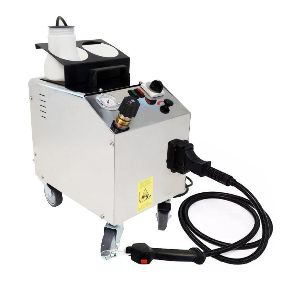 EOLO Generatore di Vapore LP01 SAN RA Pulitore Vaporetto Professionale per Pulire Disinfettare Sanificare Casa Pavimenti Vestiti Set Pulizia Vetri Tapparelle Interni Auto Vaporella Portatile Anticalcare Made in Italy Garanzia 5 Anni Efficienza A++
