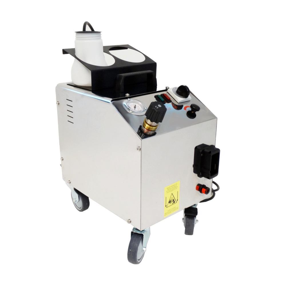 EOLO Generatore di Vapore LP01 SAN RA Pulitore Vaporetto Professionale per Pulire Disinfettare Sanificare Casa Pavimenti Vestiti Set Pulizia Vetri Tapparelle Interni Auto Vaporella Portatile Anticalcare Made in Italy Garanzia 5 Anni Efficienza A++