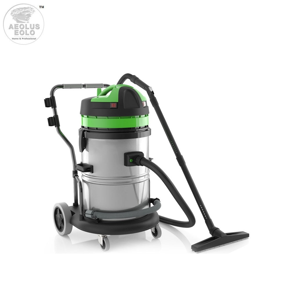 EOLO Aspirapolvere LP26 DUAL FM INOX GT Professionale per Abitazioni e Aree Medio/Grandi Pulizia Aspiratore Polveri Liquidi Solidi Risparmio Energetico Made in Italy Garanzia 5 Anni Efficienza A++