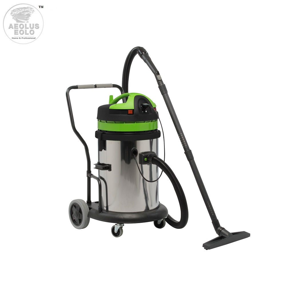 EOLO Aspirapolvere LP26 DUAL SUB INOX GT Professionale Polveri Liquidi Solidi per Abitazioni e Aree Medio/Grandi Made in Italy Garanzia 5 Anni Efficienza A++