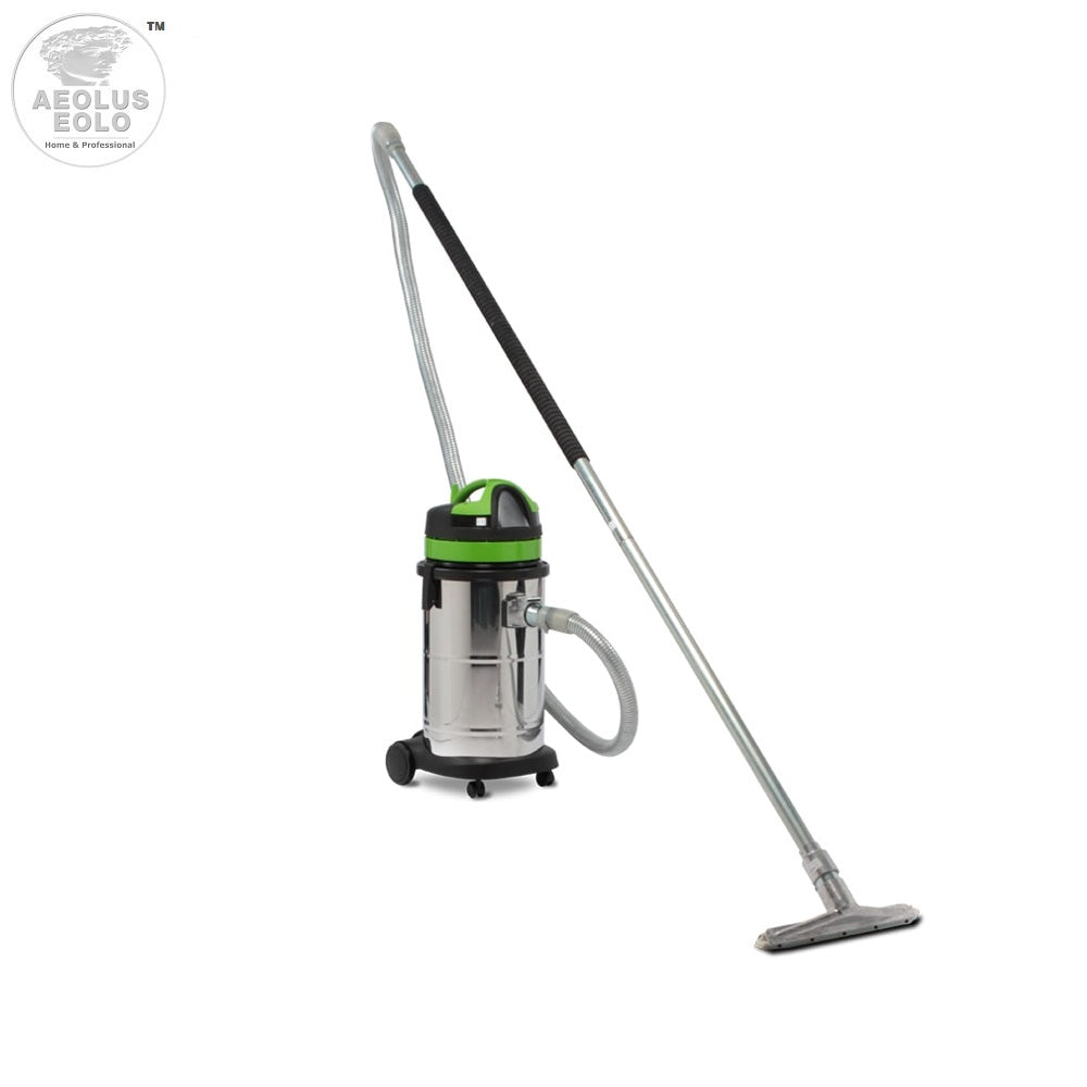 EOLO Aspirapolvere LP32 H200 INOX GT Professionale Polveri Solidi Interni Esterni Aziende con Tanica Antiacido Made in Italy Garanzia 5 Anni Efficienza A++