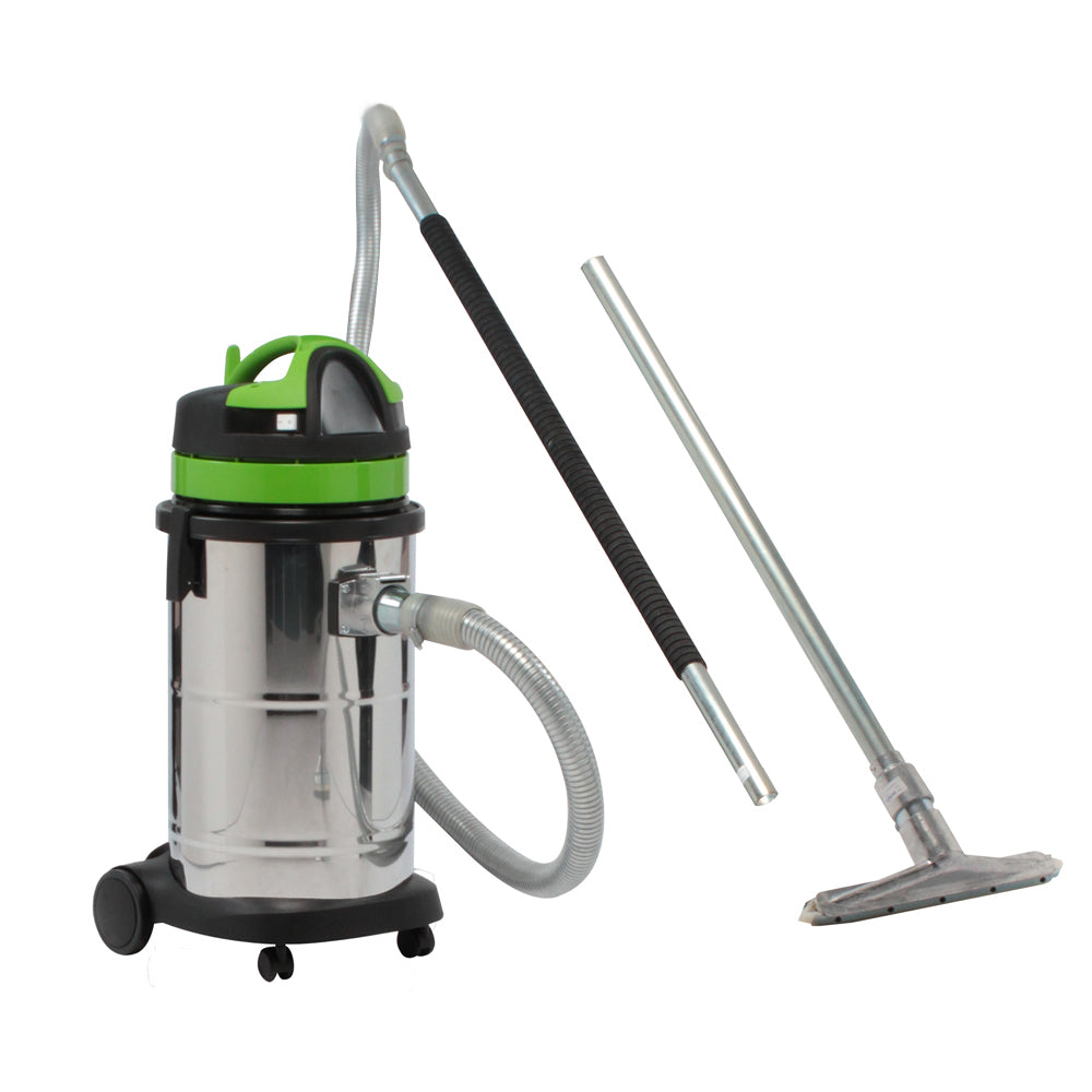 EOLO Aspirapolvere LP32 H200 INOX GT Professionale Polveri Solidi Interni Esterni Aziende con Tanica Antiacido Made in Italy Garanzia 5 Anni Efficienza A++