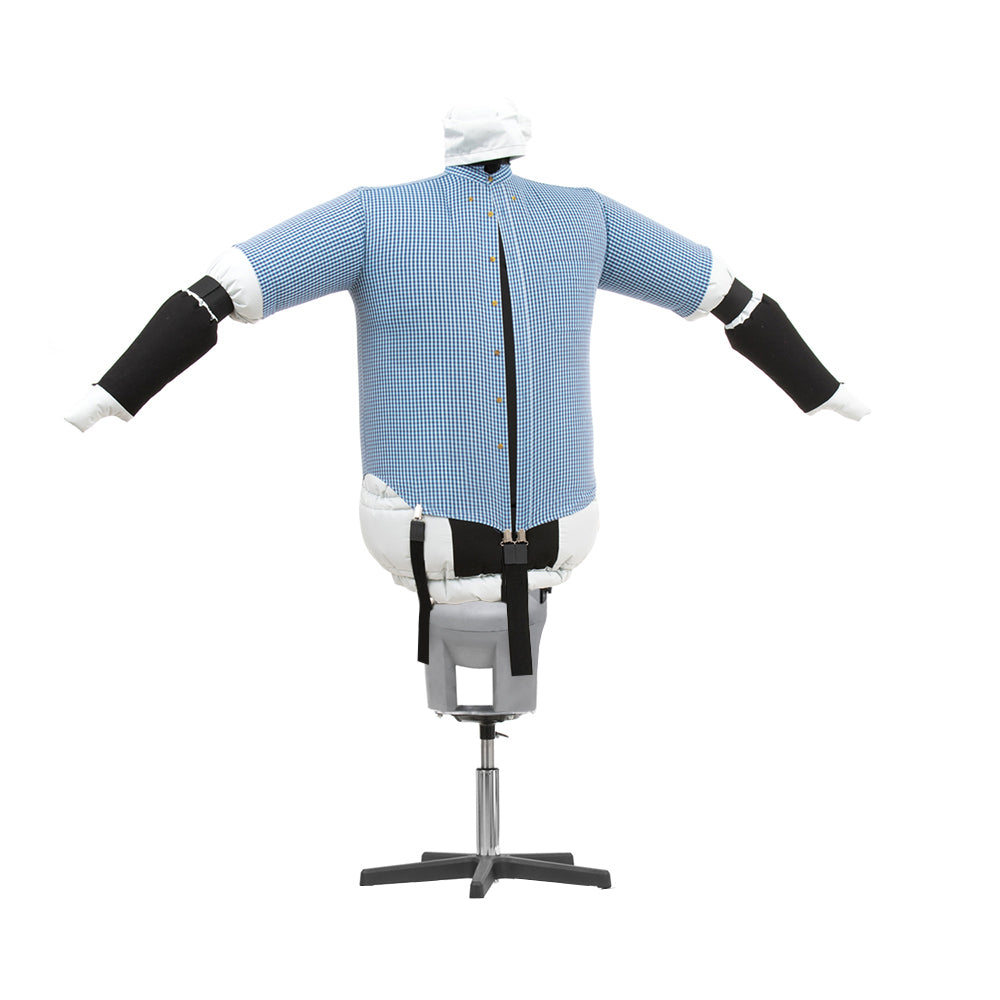 EOLO Stiratore SA07 S SELF INOX Stirasciuga in Automatico Camicette Polo Maglie Asciugatrice Stira Camicie Manichino Aria Calda Stiratore Verticale Ferro da Stiro Professionale Robot Stirapanni 2 Programmi Made in Italy Garanzia 5 Anni Efficienza A++