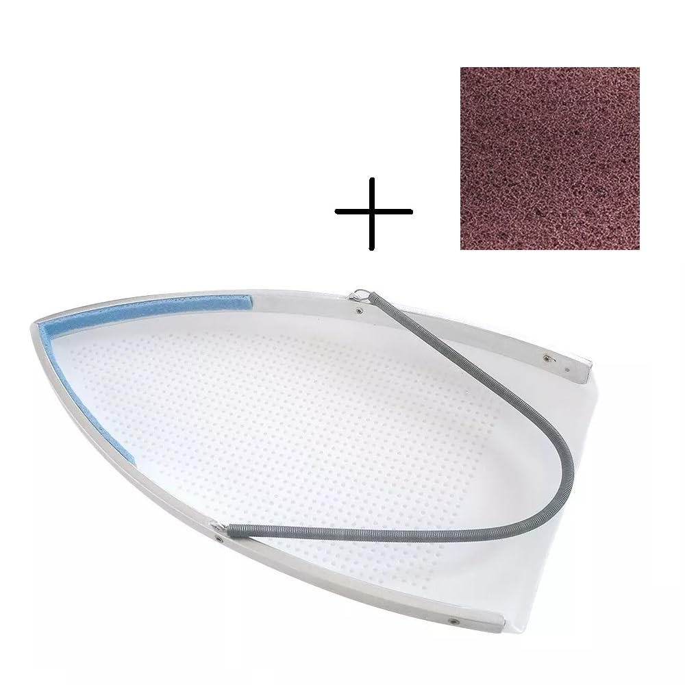 Soletta Teflon bordata in alluminio Misura S professionale + Spugnetta