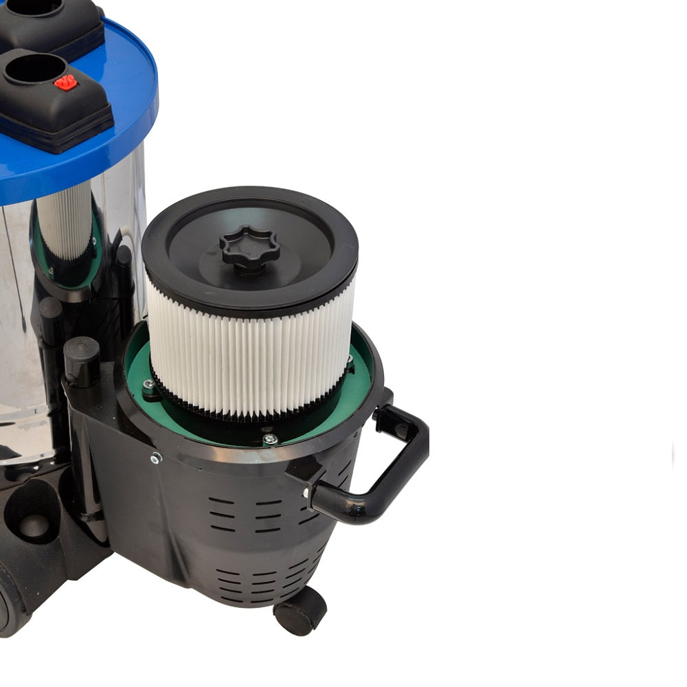 EOLO Aspirapolvere LP35 Professionale Polveri Solidi per Cantieri Interni Esterni Edifici Aziende Made in Italy Garanzia 5 Anni Efficienza A++