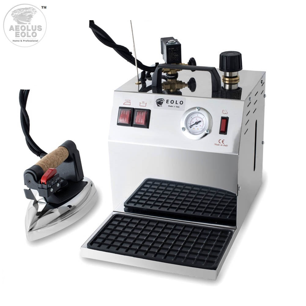 EOLO Sistema Stirante GV03 INOX Professionale con Caldaia in Rame a Risparmio Energetico e Resistenza Esterna Anticalcare (3,5 L) Made in Italy Garanzia 5 Anni