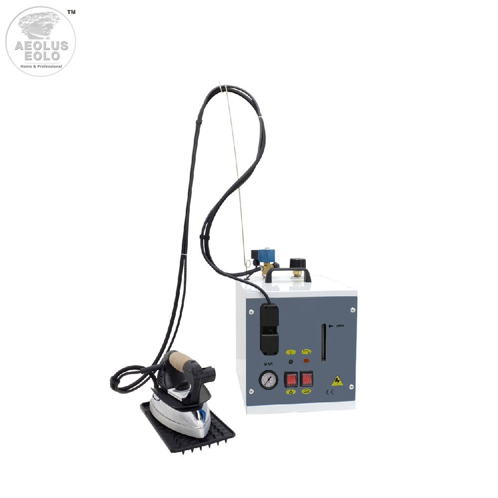 GVK5 Système de repassage professionnelle avec chaudière en acier inox AISI 304 et résistance anticalcaire externe (4,5 L)