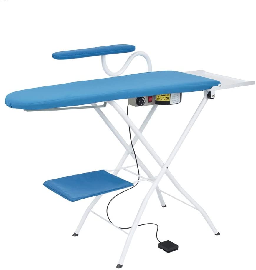 Planche à repasser pro aspirante et chauffante avec thermostat, modèle AS03 (112 x 42 cm)