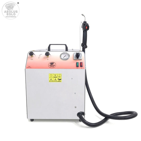 EOLO Macchina LP02 C RA Pistola a Vapore Secco 180 Gradi Ricarica Automatica Pulitrice Professionale Pulizia Disinfestazione Igienizzazione Superfici Laboratori Studi Medici Officine Artigiani Anticalcare Made in Italy Garanzia 5 Anni Efficienza A++