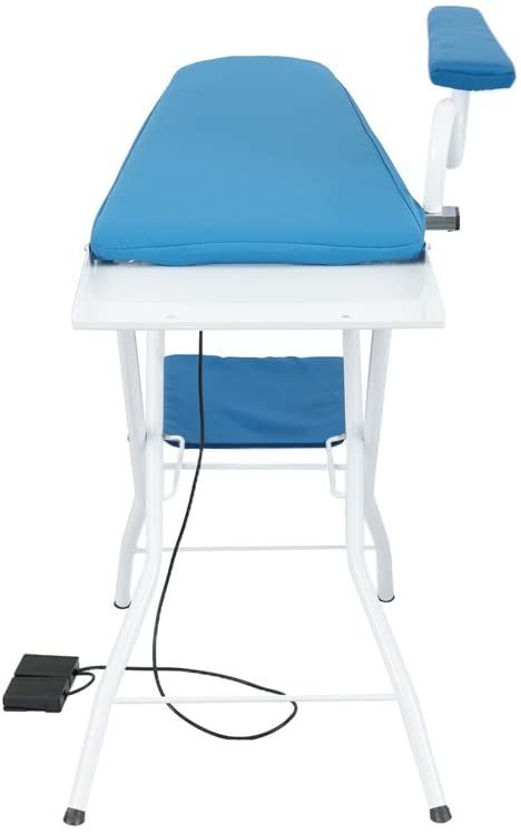Planche à repasser pro aspirante, soufflante, chauffante avec thermostat, modèle AS01 (112 x 42 cm)