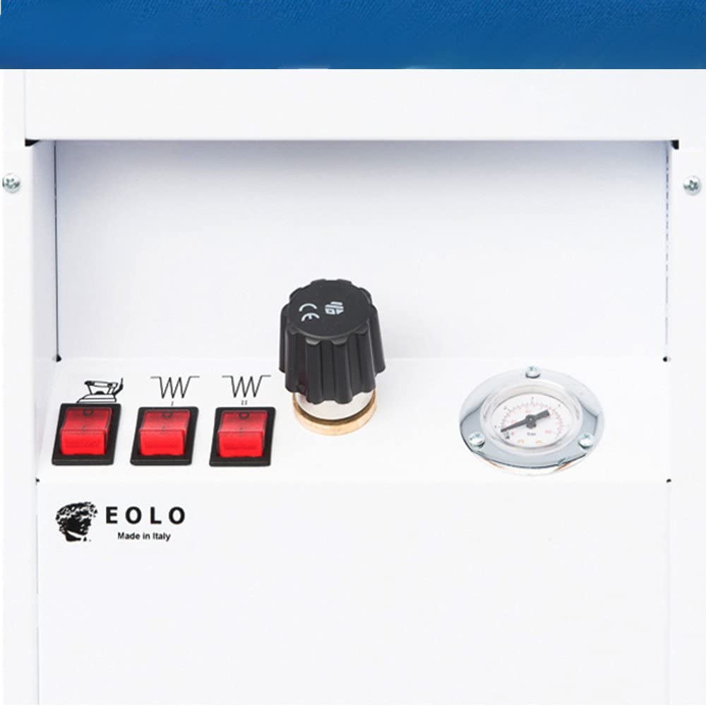 Tavolo da stiro professionale modello TS07 RA con caldaia Motore aspirante Piano riscaldato con termostato Classe Energetica A++ Made in Italy Garanzia 5 anni