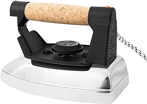 Ferro da stiro professionale a secco “Stir Sat” FR04 con piastra satinata Made in Italy Garanzia 5 anni