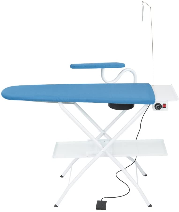 Planche à repasser pro aspirante et chauffante avec thermostat, modèle AS04 (112 x 42 cm)