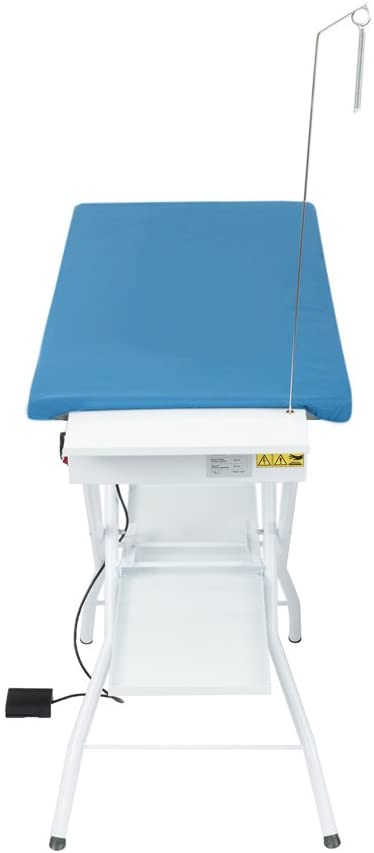 Table à repasser pro rectangulaire aspirante, chauffante avec thermostat, modèle AS02 (112 x 50 cm)