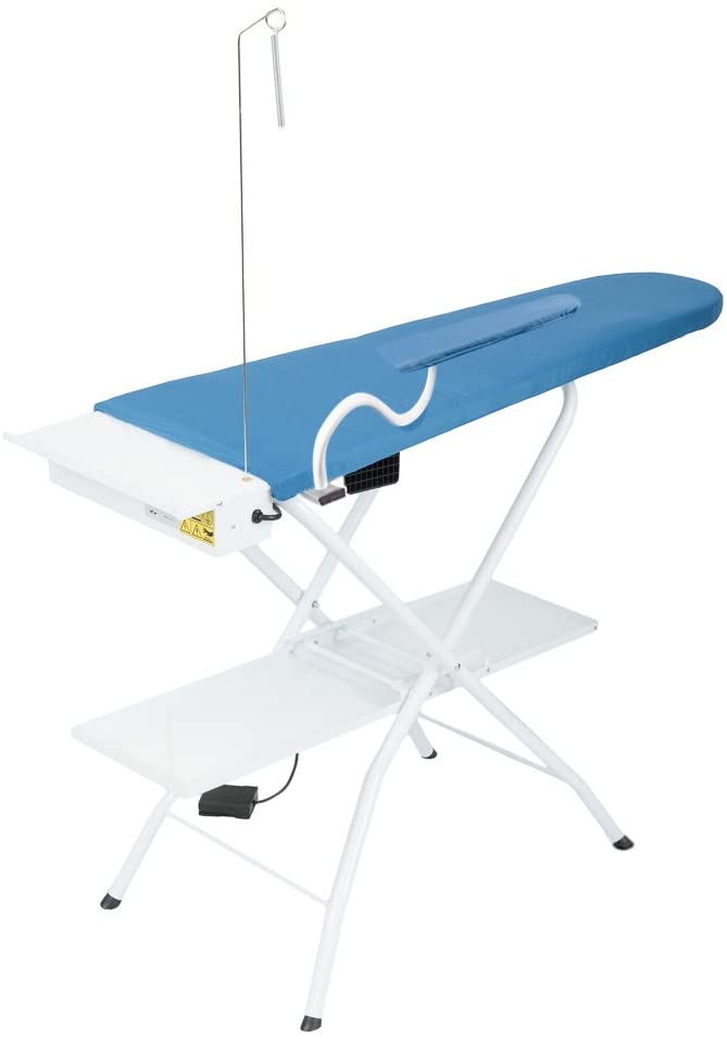 Planche à repasser pro aspirante et chauffante avec thermostat, modèle AS04 (112 x 42 cm)