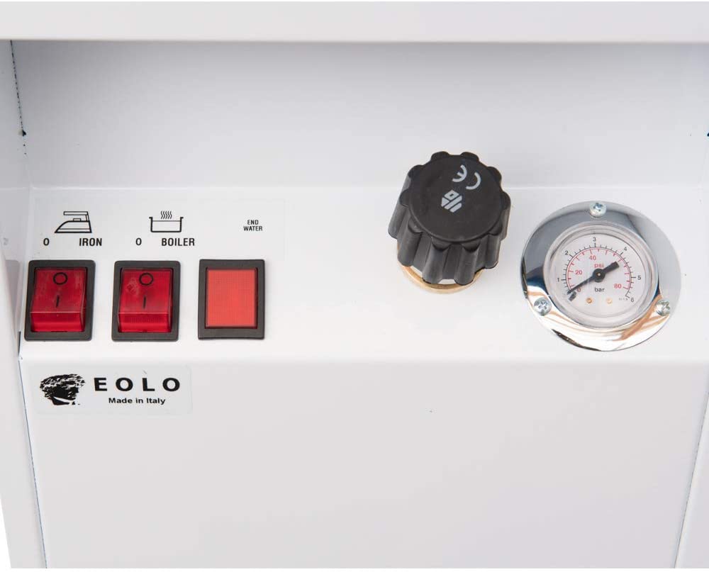 Tavolo da stiro professionale con Caldaia e Ferro da stiro Motore aspirante Piano riscaldato con termostato TS03 RA Classe Energetica A++ Made in Italy Garanzia 5 anni